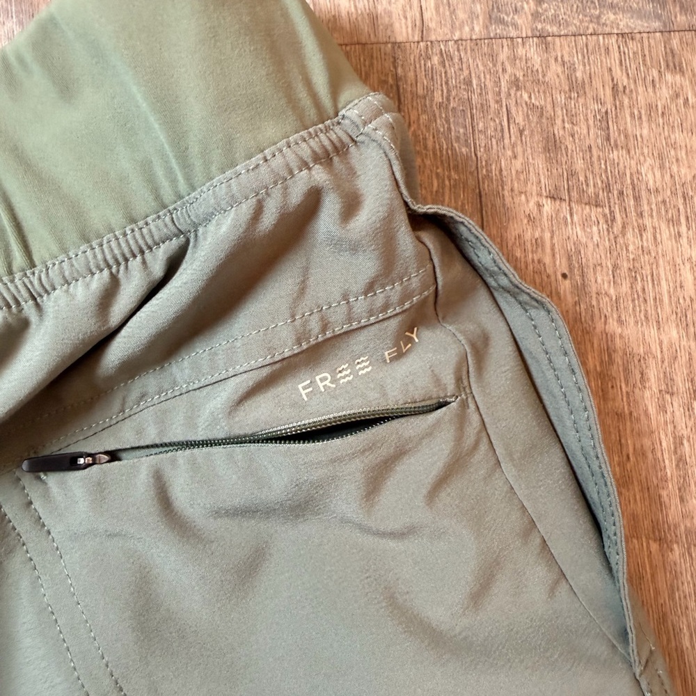 Free Fly Bamboo-Lined Active Breeze Short Running Workout Sports Mens Size L - Picture 7 of 10